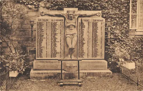 B107359 Belgien Malmedy Le Memorial du Monument Statue Echtfoto UK