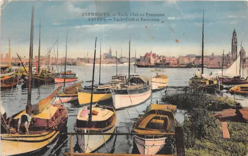 Br35234 Anvers Yacht Club en Panorama belgium