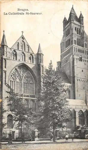 B107185 Belgien Brügge La Cathedrale St-Sauveur Catedrale