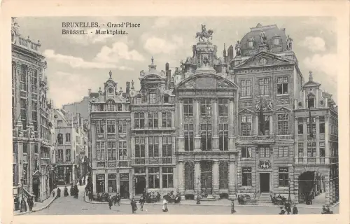 B107042 Belgien Bruxelles Grand'Place Brussel Marktplatz