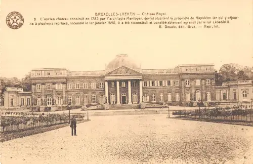 B106158 Belgien Schloss Bruxelles Laeken Königsschloss