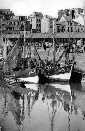 B106436 Belgien Blankenberge Der Hafen, Le Port Bateaux