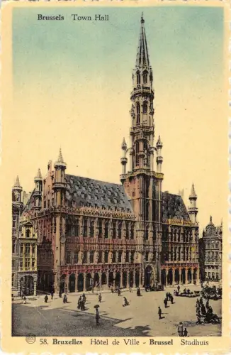 B106099 Belgien Brüsseler Rathaus
