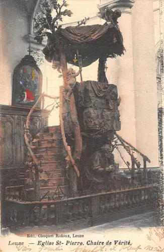 BR56146 Eglise st pierre chaire de verite Leuze Belgien