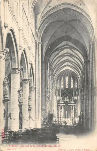 B105576 Belgien Ypern Interieur de la Cathedrale Saint Martin