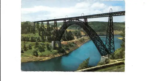 BF12613 viaduc de garabot le cantal pittoresque france front/back image