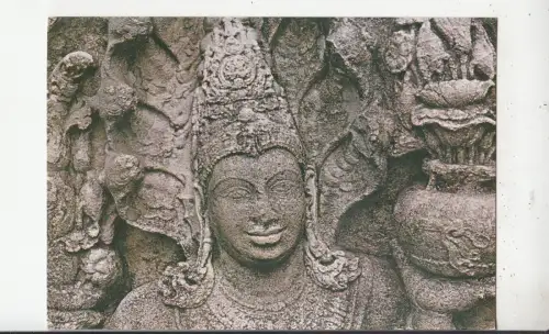 BF27137 Guardstone at polonnaruwa sri lanka ceylon front/back image