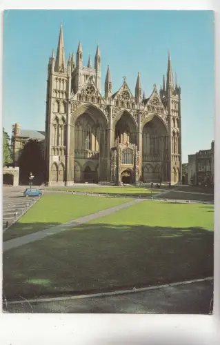 BF29647 Peterborough Kathedrale Westfront UK Front/Back Bild