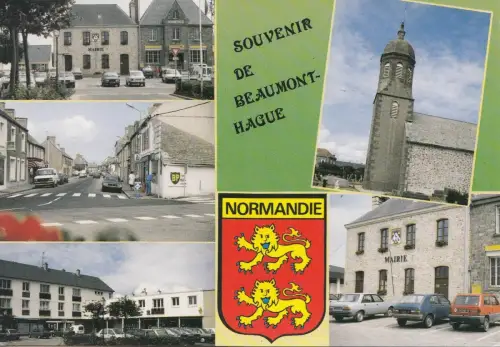 BF21504 beaumont hague manche vues diverses france front/back image