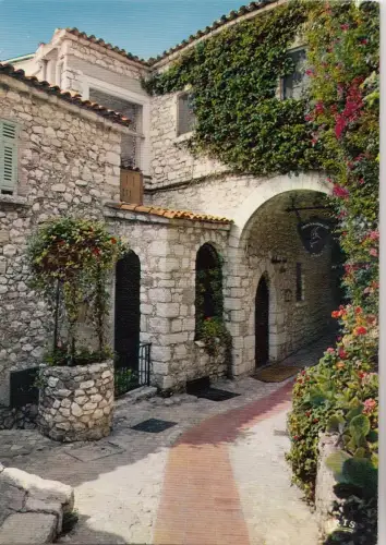 BF21602 eze village la chevre d or france front/back image