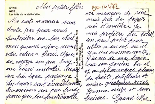 BF14472 schönes les toits de la vieille ville france Vorder-/Rückbild