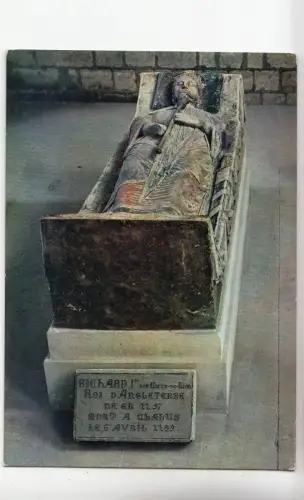 BF20480 abbaye de fontevraud m et l tombeau de richard france front/back image