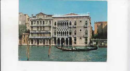 BF23204 venezia canal grande ca d oro italy front/back image