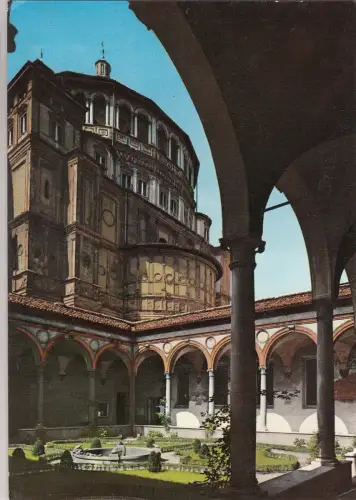 BF23147 milano chiostro delle grazie italy front/back image