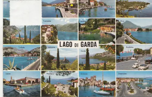 BF23639 lago di garda italy front/back image