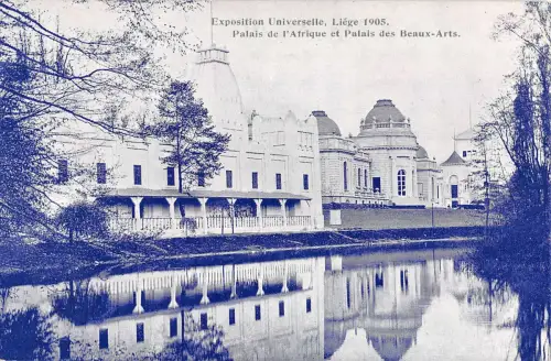 B106851 Belgien Liege Palais de l'Afrique et Palais des Beaux-Arts