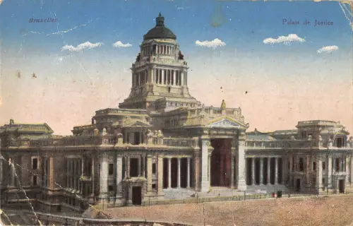 B105451 Belgium Bruxelles Justiz Palast hat einen Flaecheninhalt