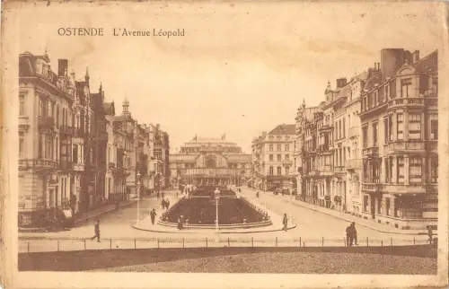 B105409 Belgien Ostende L'Avenue Leopold