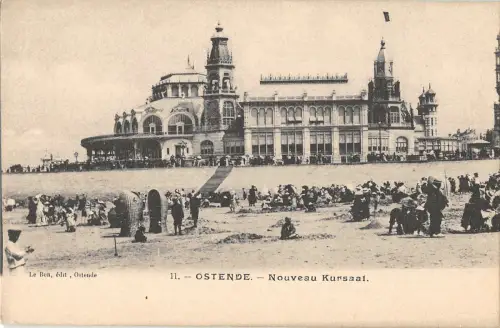 B105412 Belgien Ostende Nouveau Kursaal Casino Promenade