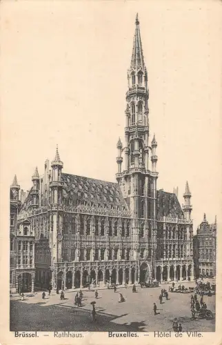 B106994 Belgien Brüssel Rathaus Burxelles Hotel de Ville
