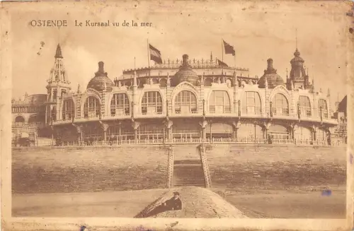 B105410 Belgien Ostende Le Kursaal vu de la Mer