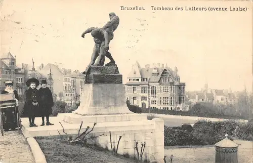 B105446 Belgien Bruxelles Tombeau des Lutteurs Avenue Louise