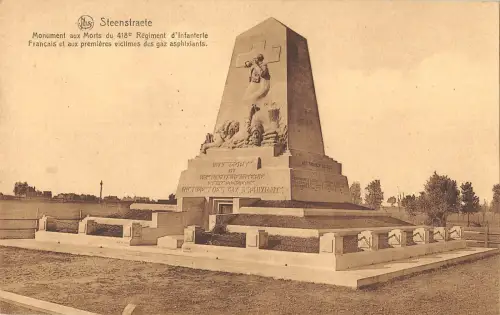 B107024 Belgien Steenstraete Monument aux Morts