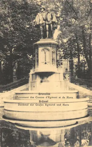 B106995 Belgien Bruxelles Monument des Comtes d'Egmont