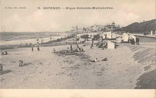 B105404 Belgien Ostende Digue Ostende-Mariakerke