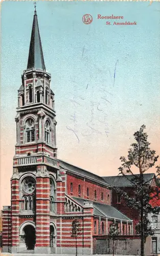 B106702 Belgien Roeselaere St. Amandskerk Kirche