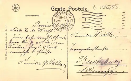 B106255 Belgien Bruxelles Bois de la Cambre La Canotage Echtfoto UK