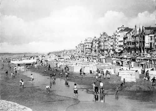 B106328 Belgien Wenduine La Plage Strand Promenade Strand