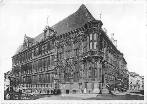 B106292 Belgien Gand Hotel de Ville, Gent Stadhuis Echtfoto UK