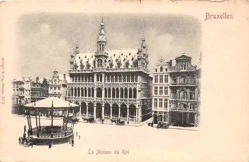 BF35521 bruxelles le maison du roi belgium front/back scan