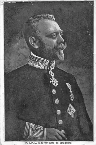 BF38213 a max bourgmestre de bruxelles belgium queen king royalty