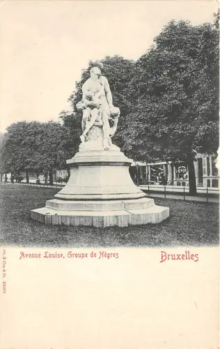 BF35522 avenue louise grouoe de negeres bruxelles belgium front/back scan