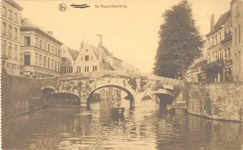 B106264 Belgien Brugge De Augustijnerbrug Brücke Echtfoto UK