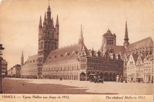 B106112 Belgien Ypern Halles aux Draps en 1912