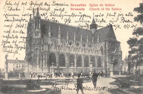 B106983 Belgien Bruxelles Eglise du Sablon, Kirche des Sablon
