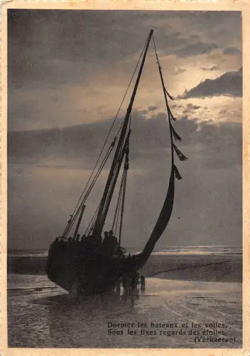 BR55141 Middelkerke Dormez les bateaux et les voiles ship bateaux belgien
