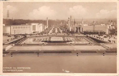 BF35411 eeuwfeestlaan avenue du centenaire belgium front/back scan