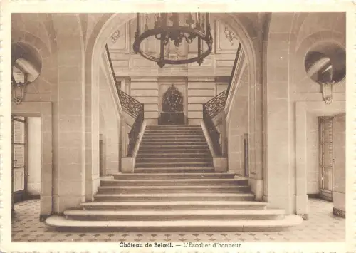 BR19210 Chateau de Beloeil l escalier d honneur belgien