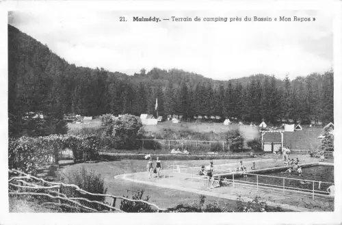 B106346 Belgien Malmedy Terrain Camping pres du Bassin Mon Reposl