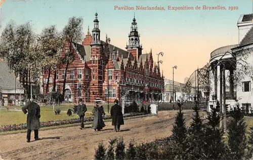 BR55285 Pavillon Neerlandais exposition de Bruxelles belgium
