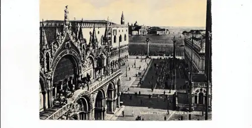 BF15888 venezia chiesa e piazza s marco italy front/back image