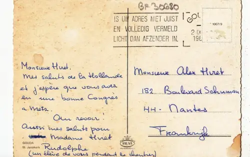 BF30680 gouda st janskerk niederlande front/back image