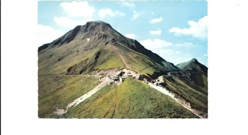 BF14480 le puy mary et le carrefour du pas de peyrol france front/back image