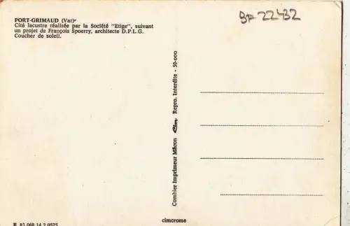 BF22432 port grimaud var cite lacuster reale par la france front/back image