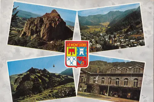 BF25512 bis le mont dore p de d la roche sanadoire france front/back image