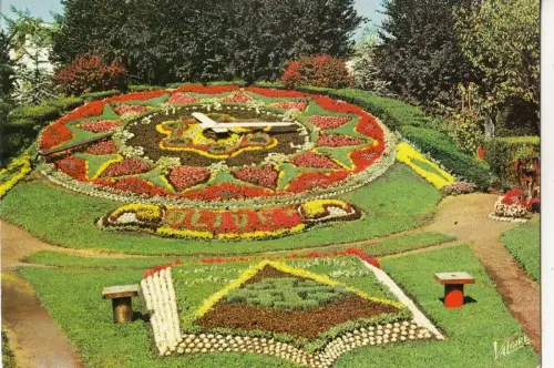 BF14536 olivet loiret l horloge fleurie france front/back image